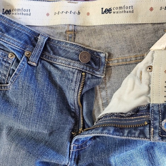 VTG Lee Comfort Waistband High Rise Jeans Sz 8P - Picture 8 of 8